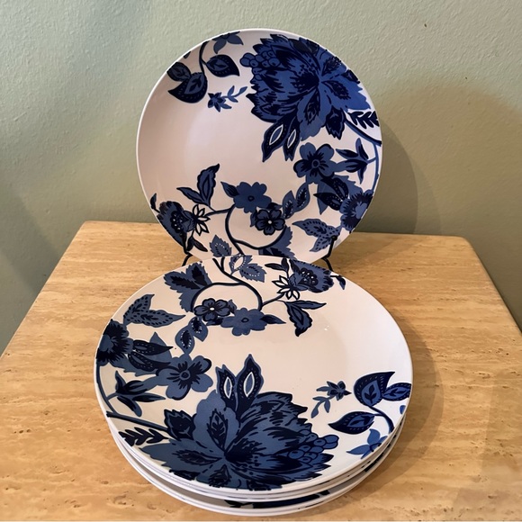 Royal Norfolk Dining Royal Norfolk Blue White Floral Dinner Plates